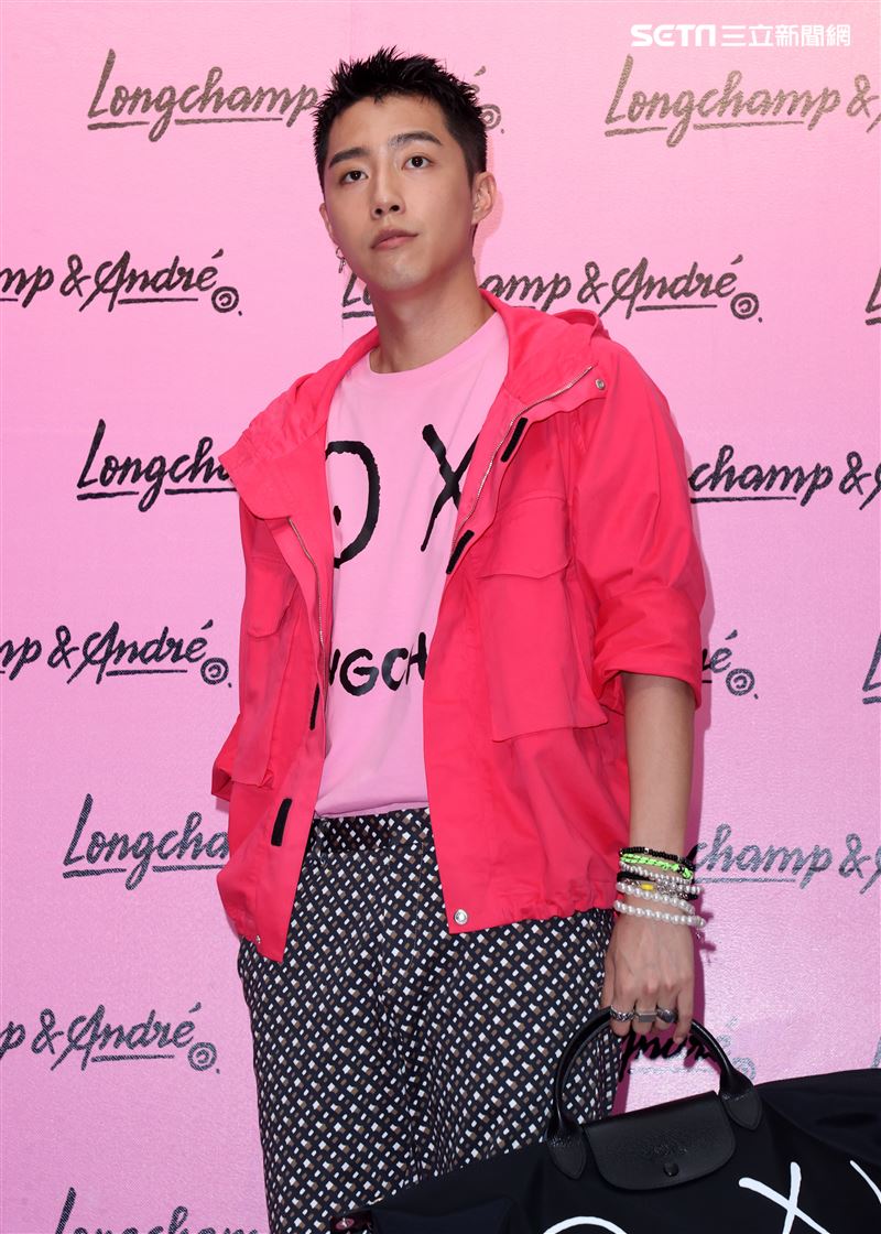 蔡凡熙出席Longchamp & André 藝術聯名系列發表會。（記者邱榮吉/攝影）