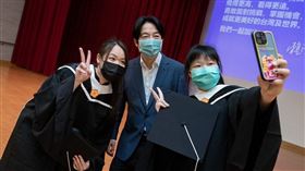 賴清德出席「國立高雄大學『卓越講座』校園演講」（圖／總統府提供）