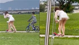 公園,佯裝,媽媽