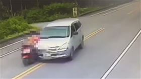 雙黃線,機車,壽豐鄉,花蓮,慈濟醫院（圖／翻攝畫面）