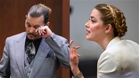 強尼戴普（Johnny Depp）、安柏赫德（Amber Heard）。（圖／美聯社／達志影像）