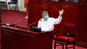 柯文哲赴台北市議會追加減預算報告。（圖／台北市政府提供）