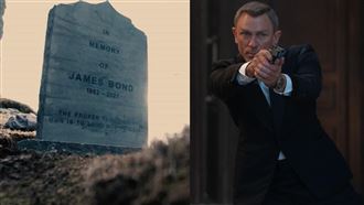 真的替007建墓碑！佇立小島懸崖邊