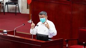 柯文哲赴台北市議會追加減預算報告。（圖／台北市政府提供）