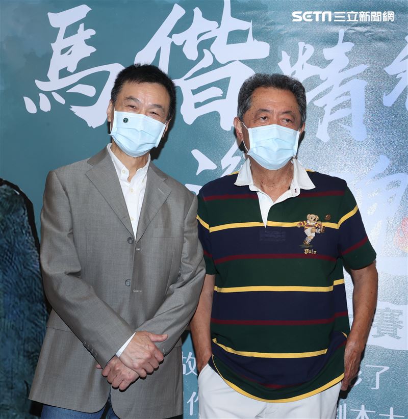 朱延平導演、李天柱出席馬偕電影劇本大賽。（記者邱榮吉/攝影）