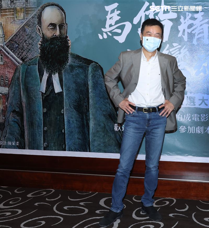 李天柱出席馬偕電影劇本大賽。（記者邱榮吉/攝影）