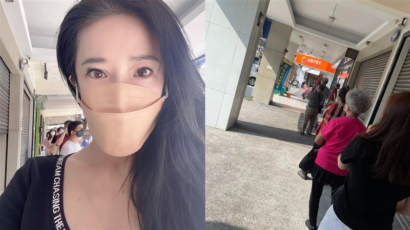 球星辣妻排快篩實名制　慘遇系統當機