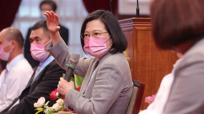 掰了實聯制　蔡英文：展現台灣韌性