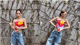 太妍大秀小蠻腰。（圖／翻攝自IG taeyeon_ss）