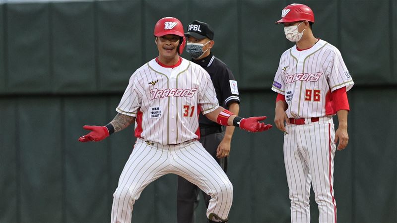 林智勝4安　味全龍打爆泰迪換5連勝