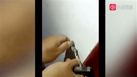 中國鐵絲封城（圖／翻攝自網易視頻）