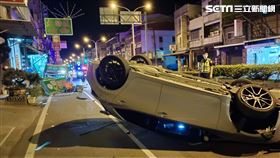 屏東,翻車,自撞,酒駕,疲勞駕駛,里港