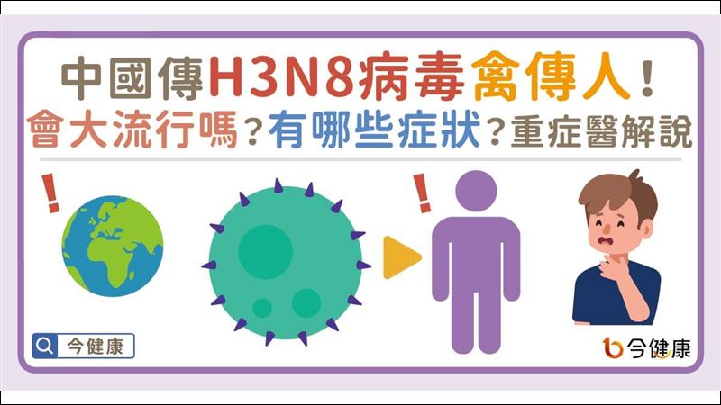 恐大流行？中國出現H3N8病毒傳人