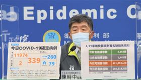 陳時中回應醫療量能。（圖／指揮中心提供）