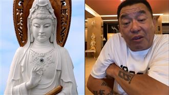 廖老大不信風水！觀音菩薩夾腋下搬家