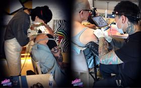 具俊曄,刺青,大S,皇冠,女王(翻攝自 nn8.tat2_taipei、benlazo.nn8 IG)