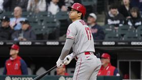 ▲大谷翔平敲出本季第4轟。（圖／美聯社／達志影像）