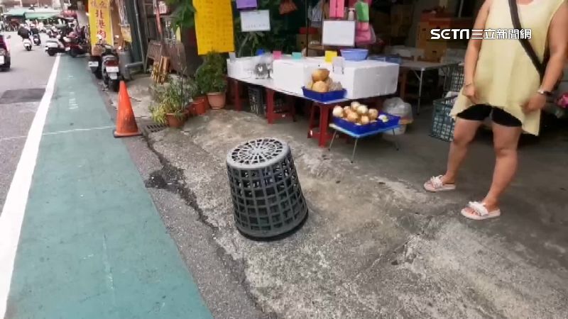 違停店家門口　業者勸說男惱羞踹菜籃