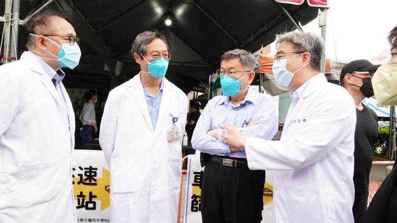 陳其邁打槍快篩陽=確診？柯文哲回應