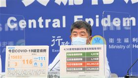 對於唾液快篩爭議，陳時中回應。（圖／指揮中心提供）