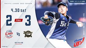 ▲西武獅在大阪連敗。（圖／取自西武獅FB）