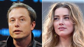安柏赫德、馬斯克。（圖／美聯社／達志影像）