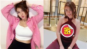 白雲近日示範一塊紅色布不同3種穿搭法。（圖／翻攝自snowybai IG）