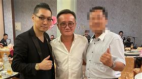 2019年連千毅遭收押交保後，謝育全（中）就曾公開唸過他。（圖／翻攝自謝育全臉書）