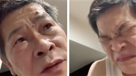 澎恰恰工作結束返家後跌倒，直呼「真的很痛」。（圖／翻攝自臉書）