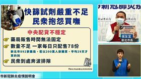 侯友宜喊話中央快篩試劑不足（圖／翻攝自侯友宜YouTube）