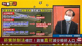 吳建忠說明菸害防制法修法可能造成的影響