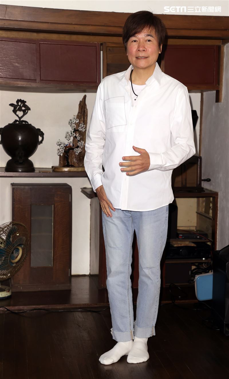 洪榮宏出席舊情綿綿台語演唱會發布。（記者邱榮吉/攝影）