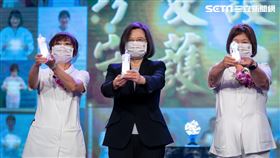 蔡英文出席「111年國際護師節聯合慶祝大會」（圖／總統府提供）