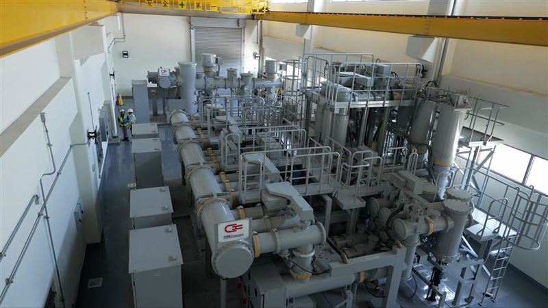 沃旭能源啟用離岸風場陸上變電站