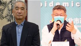 鄭自隆(左)自曝向柯文哲(右)學奇招。(圖/資料照)