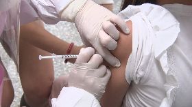 基隆東光國小20名學生接種疫苗
