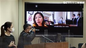 民進黨立委林靜儀視訊質詢。（圖／記者盧素梅攝影)