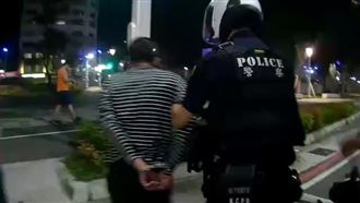 毒蟲衝撞害警受傷　但下秒換他癱軟了