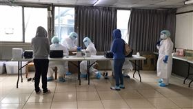 頎邦科技,移工,宿舍,確診,採檢（圖／新竹縣府提供）