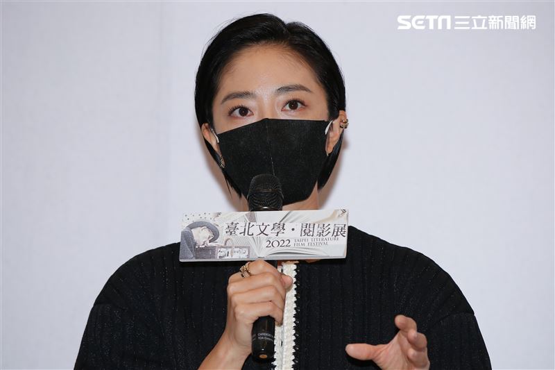 桂綸鎂擔任特別嘉賓，出席2022臺北文學閱影展。（圖／記者楊澍攝影）