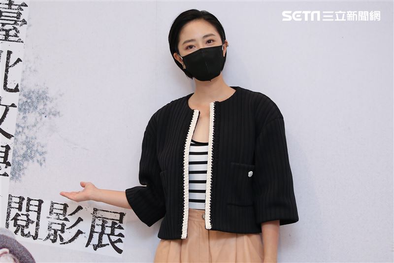 桂綸鎂擔任特別嘉賓，出席2022臺北文學閱影展。（圖／記者楊澍攝影）