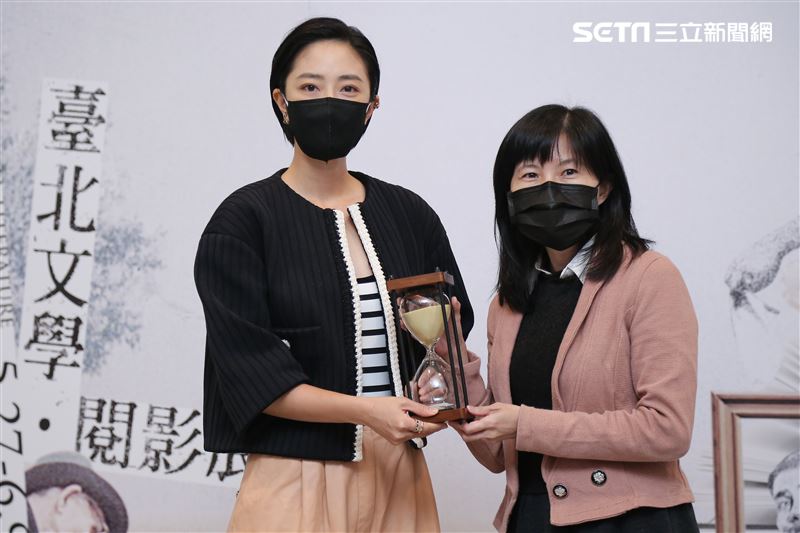 桂綸鎂擔任特別嘉賓，出席2022臺北文學閱影展。（圖／記者楊澍攝影）