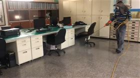 和美分局，3員警確診，全面清消 (圖／翻攝畫面)