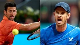 ▲莫瑞（Andy Murray）睽違5年再次碰頭喬科維奇（Novak Djokovic）。（圖／翻攝自MMOPEN推特）