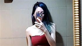 混血正妹Keanna（戴一軒，KT）。（圖／翻攝自IG）