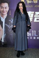 潘越雲出席「2022歌之饗宴V-傳奇歌后」演唱會記者會。（記者邱榮吉/攝影）