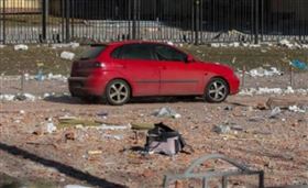 烏克蘭車主故意留車　讓其他人逃難（圖／翻攝自烏克蘭內政部副部長格拉申科（Anton Gerashchenko）telegram）