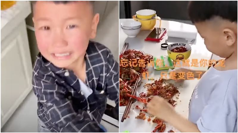 寵物被媽煮了⋯童爆哭下秒狂吃2大碗