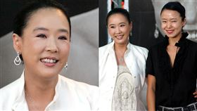 姜受延、全道嬿。（圖／美聯社／達志影像）