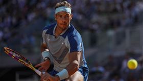 ▲西班牙「蠻牛」納達爾（Rafael Nadal）敗給同胞小將後保持樂觀。（圖／美聯社／達志影像）